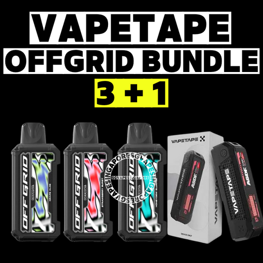 Vapetape Offgrid Bundle Device with Pod - Sg Vape Singapore Delivery